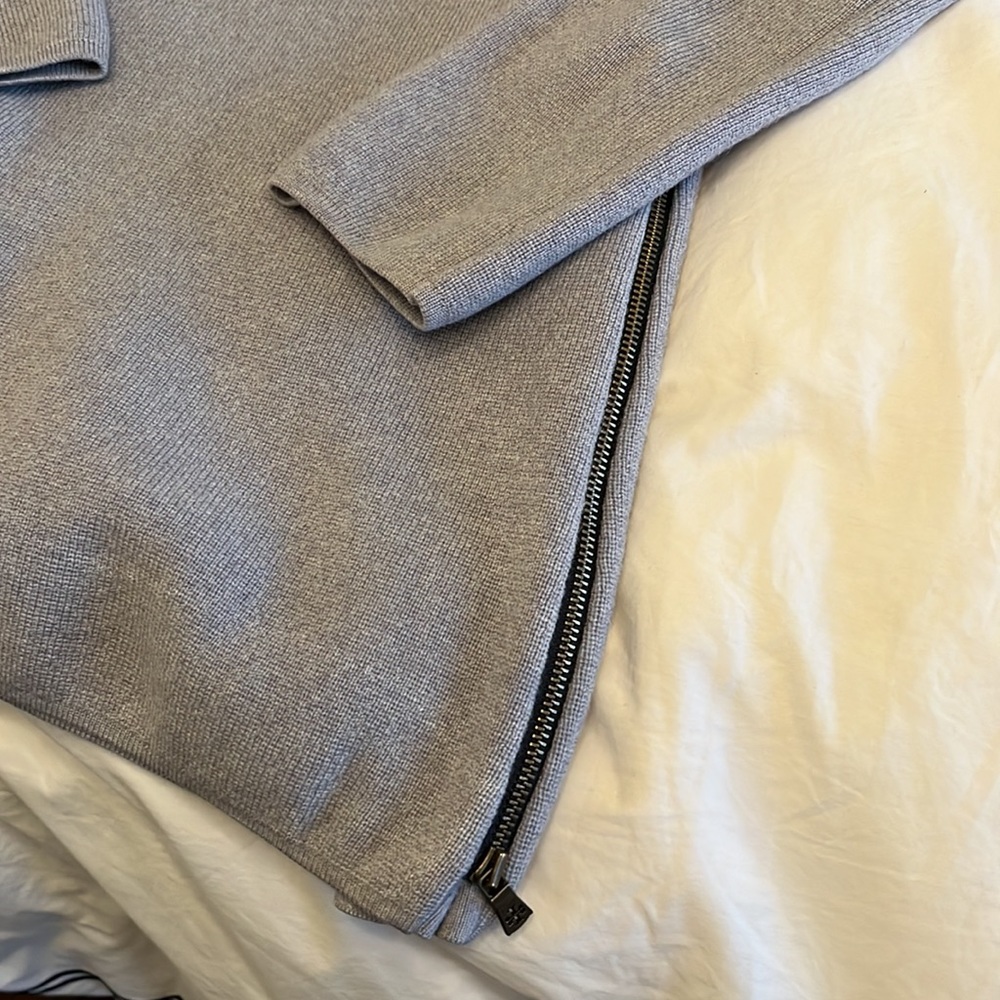 Tory Burch wool, tunic side zip sweater - Picture 3 of 4